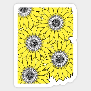 SUNFLOWER MANDALA Sticker